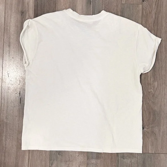 White Crew Neck T-Shirt - Picture 5 of 6